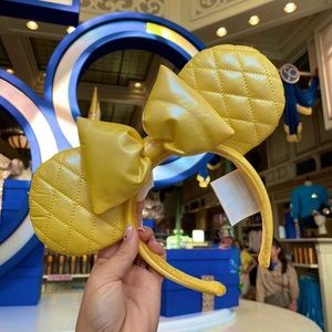 Disney Parks 2023 Pastel Yellow quilted minnie Ears